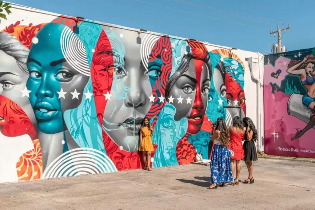 Wynwood Miami, a vibrant and up-and-coming neighborhood known for its art scene.